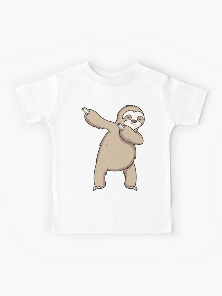 Sloth Dab Kids T Shirt By Cwardwell Redbubble - roblox shirt sloth