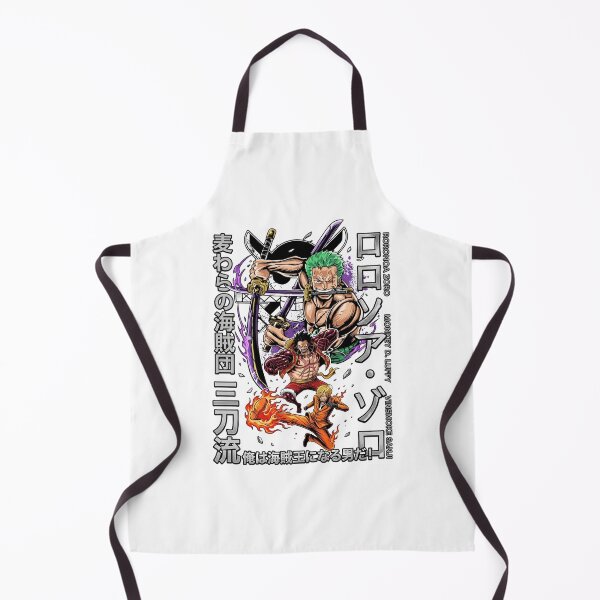 Item preview, Roronoa Zoro Monkey D Luffy Sanji One Piece Anime Art designed and sold by FreakToons.