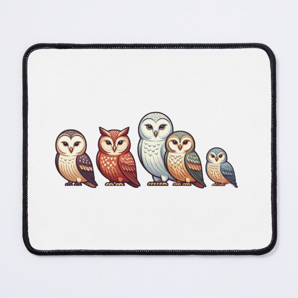 Item preview, Owls in a Row designed and sold by susiecc.