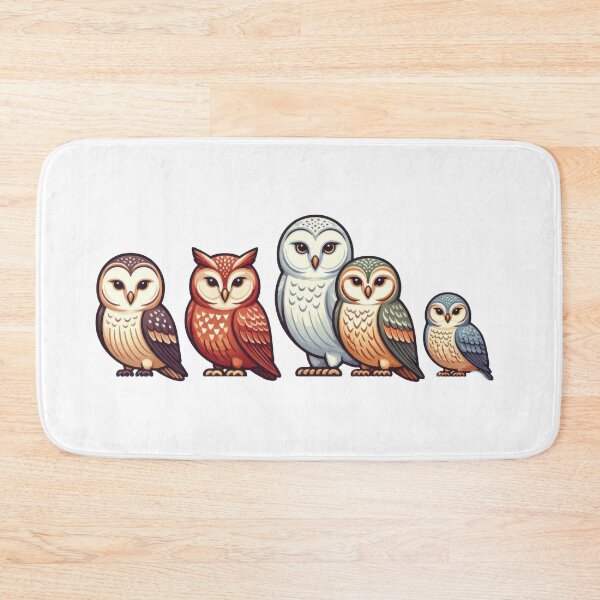 Item preview, Owls in a Row designed and sold by susiecc.