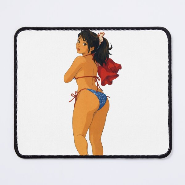 Item preview, Retro Anime Girl Bikini Pin Up - Summer Vintage Toon Art designed and sold by Hollow Moon Studios..