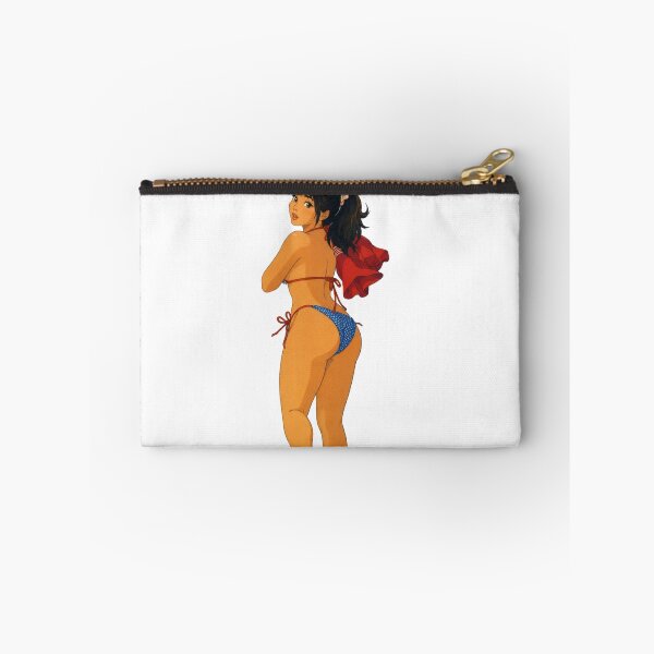 Item preview, Retro Anime Girl Bikini Pin Up - Summer Vintage Toon Art designed and sold by  Hollow Moon Studios..