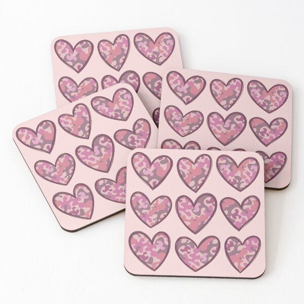 Item preview, Pink Camouflage hearts designed and sold by CreativeDraws42.