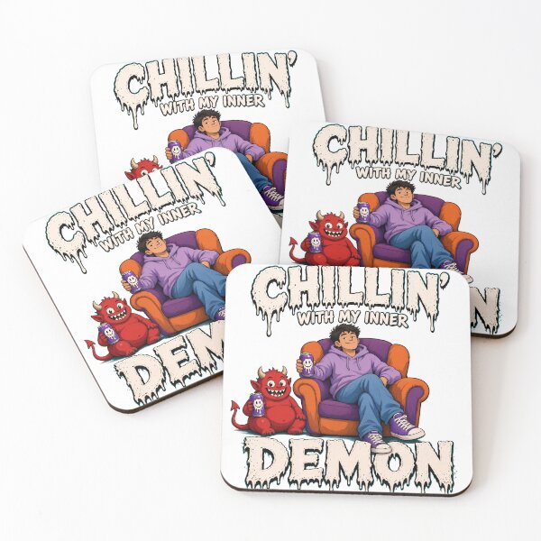 Item preview, Chillin With My Inner Demon Comic Graphic designed and sold by TshirtsOnline-.