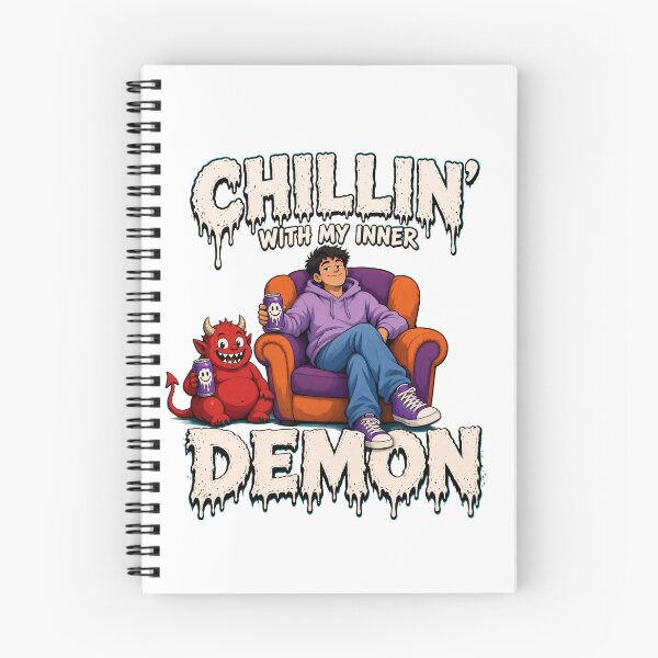 Item preview, Chillin With My Inner Demon Comic Graphic designed and sold by TshirtsOnline-.