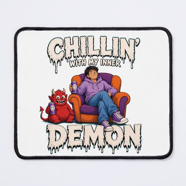 Item preview, Chillin With My Inner Demon Comic Graphic designed and sold by TshirtsOnline-.