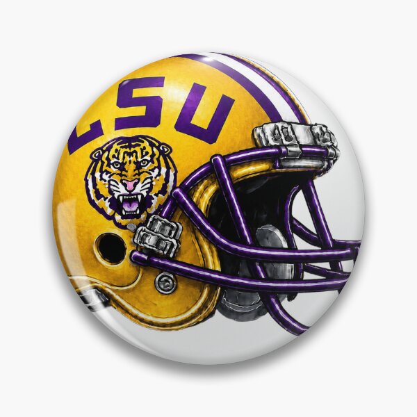 Item preview, Mighty Tigers Football Helmet Drawing designed and sold by Luke Foran Sports Art.