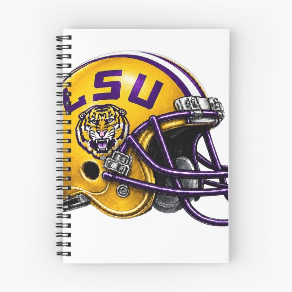Item preview, Mighty Tigers Football Helmet Drawing designed and sold by Luke Foran Sports Art.