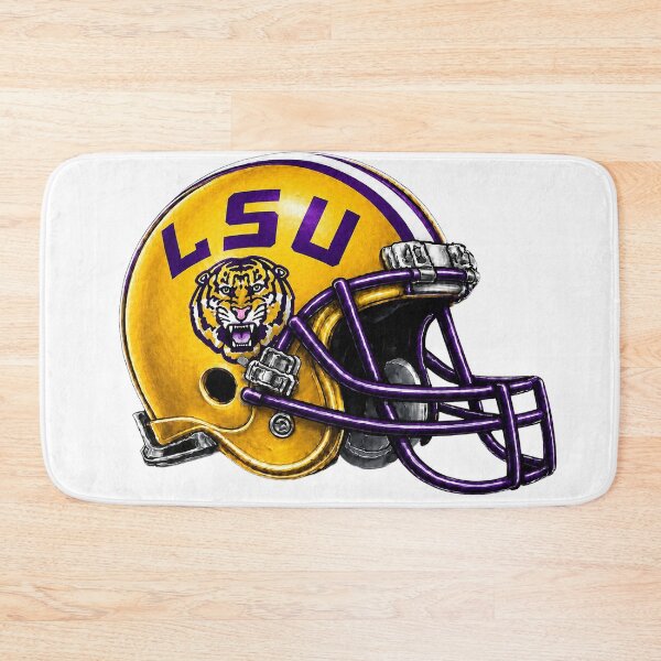 Item preview, Mighty Tigers Football Helmet Drawing designed and sold by Luke Foran Sports Art.