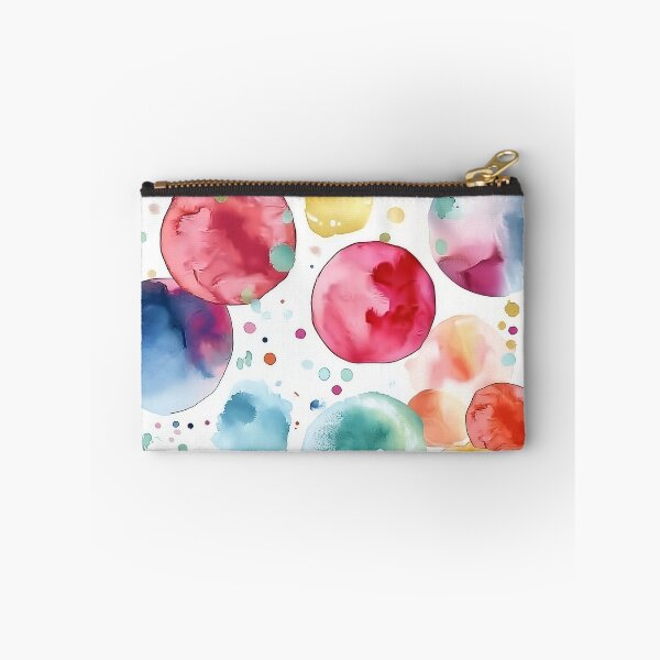 Item preview, Playful Rainbow Watercolor Polka Dots Nursery Pattern designed and sold by Yoruhara.