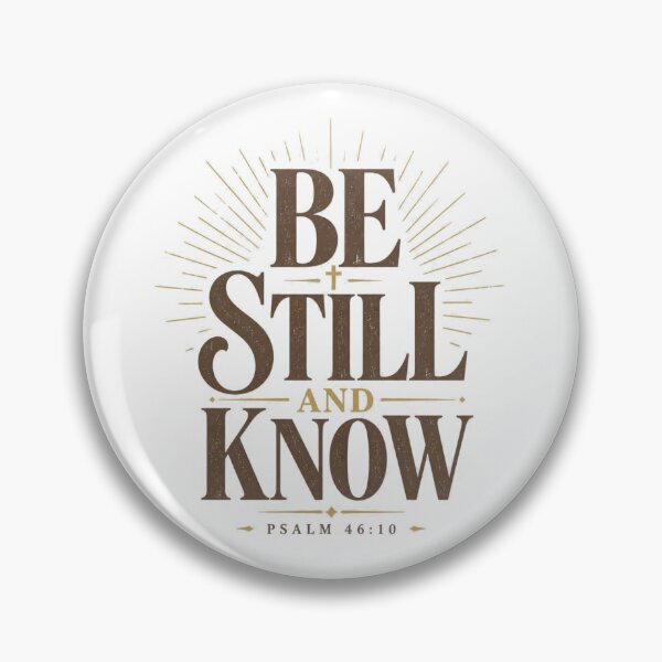 Item preview, Be Still and Know Psalm 46:10 Christian Faith  designed and sold by Illustrated Faith.