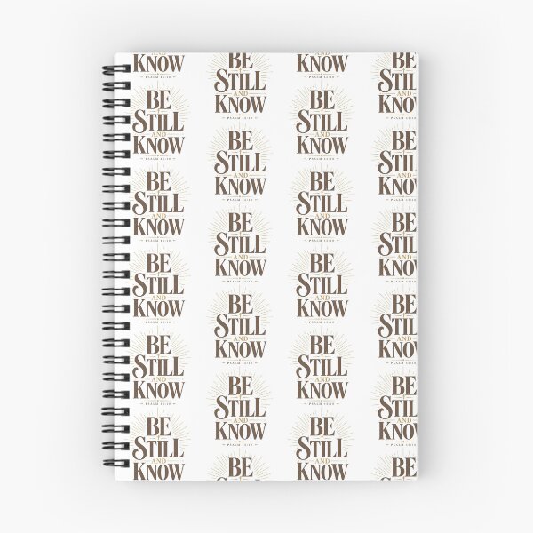 Item preview, Be Still and Know Psalm 46:10 Christian Faith  designed and sold by Illustrated Faith.