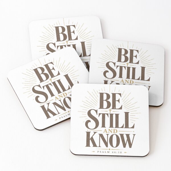 Item preview, Be Still and Know Psalm 46:10 Christian Faith  designed and sold by Illustrated Faith.