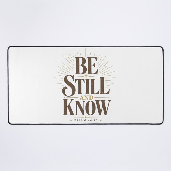 Item preview, Be Still and Know Psalm 46:10 Christian Faith designed and sold by Illustrated Faith.