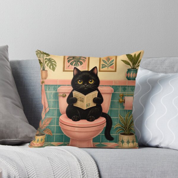 Item preview, Cute Hand Drawn Animal – Cozy Whimsical Illustration cat designed and sold by Rooted & Co.