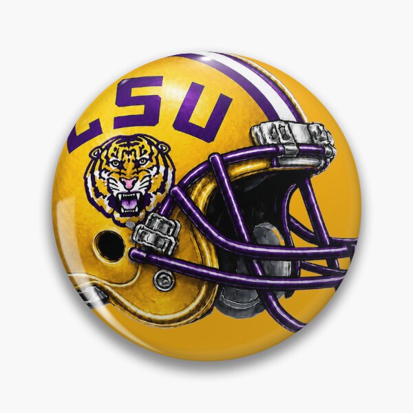 Item preview, Mighty Tigers Football Helmet Drawing designed and sold by Luke Foran Sports Art.