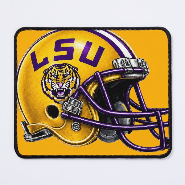 Item preview, Mighty Tigers Football Helmet Drawing designed and sold by Luke Foran Sports Art.