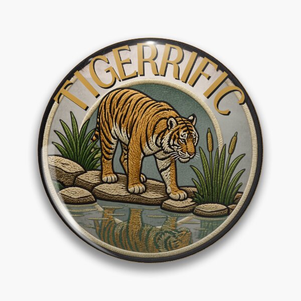 Item preview, TIGERRIFIC Patch designed and sold by Captain_Jacks_Cabana .