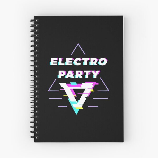 Item preview, Electro Party Logo | Neon Glitch Triangle Vaporwave Design designed and sold by Wawan35200.