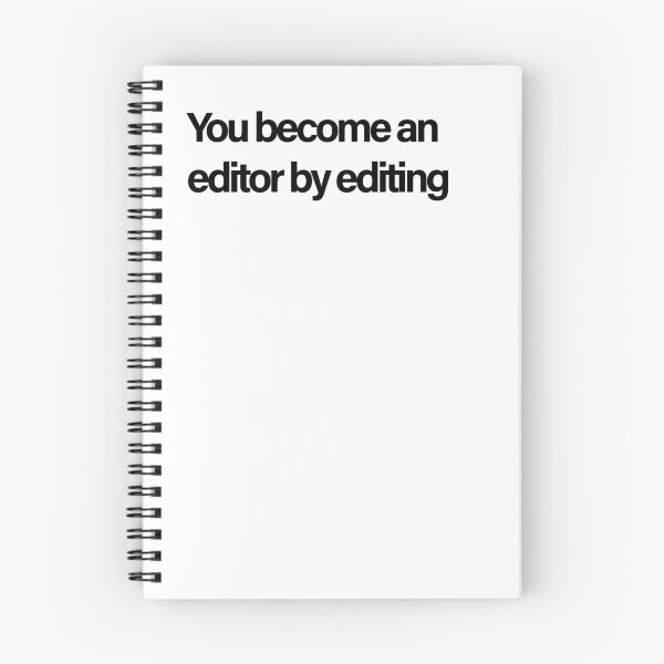 Item preview,  You Become an Editor by Editing – Motivational Typography designed and sold by Creations by lyne.