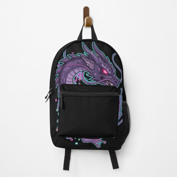 Item preview, Cyber Dragon – Neon Tech Serpent designed and sold by Revyra Design .