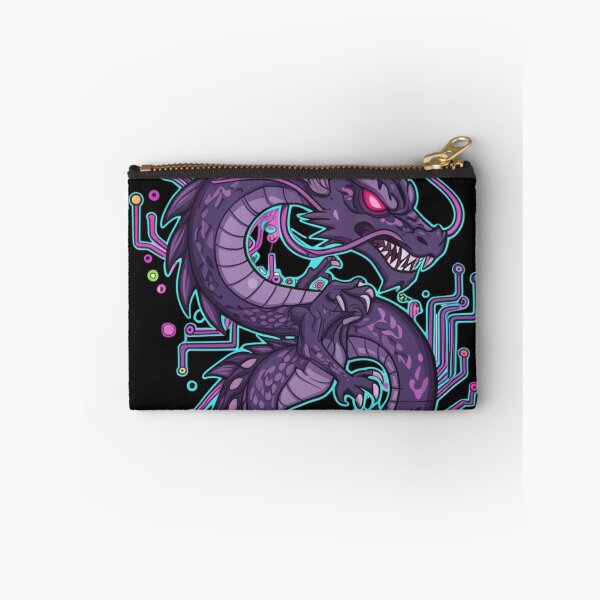 Item preview, Cyber Dragon – Neon Tech Serpent designed and sold by Revyra Design .