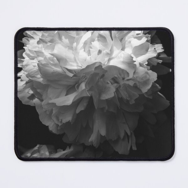 Item preview, Velvet Layers: Macro Peony Monochrome Art designed and sold by photossmirnov.