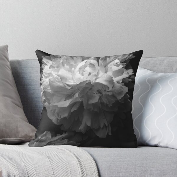 Item preview, Velvet Layers: Macro Peony Monochrome Art designed and sold by photossmirnov.