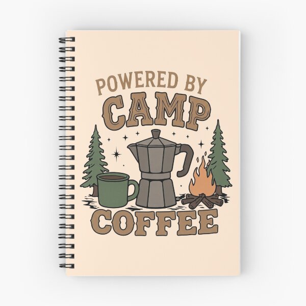 Item preview, Powered By Camp Coffee" - Adventure Camping and Coffee  designed and sold by LuloCreative.