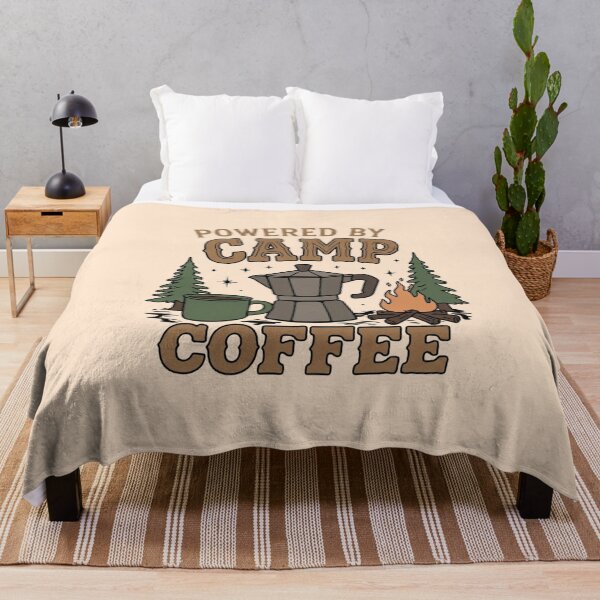 Item preview, Powered By Camp Coffee" - Adventure Camping and Coffee designed and sold by LuloCreative.