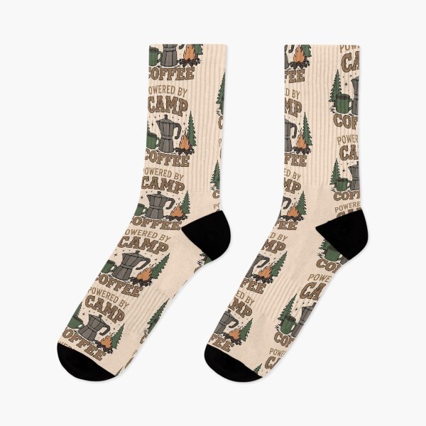 Item preview, Powered By Camp Coffee" - Adventure Camping and Coffee  designed and sold by LuloCreative.