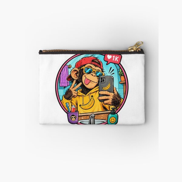 Item preview, Cool Monkey Taking a Bathroom Selfie designed and sold by Snurly.