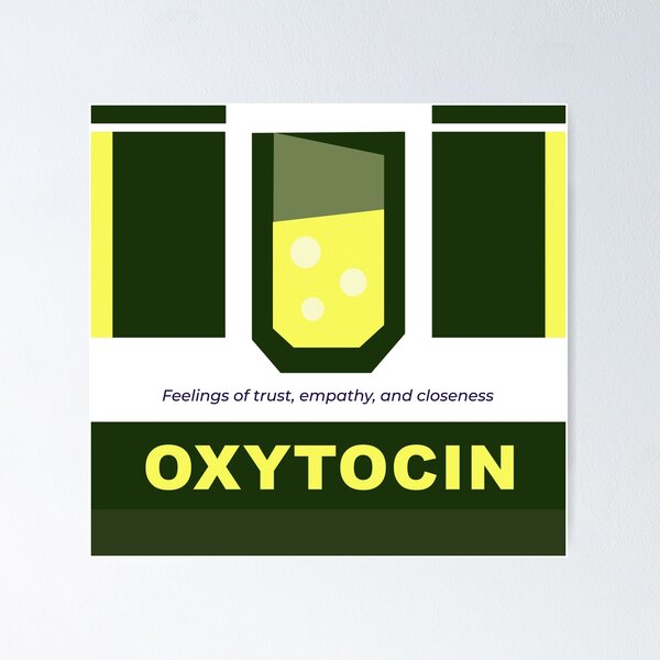 Item preview, Oxytocin Hormone Beaker - The Chemistry of Empathy & Trust designed and sold by The Nomadic Designs.