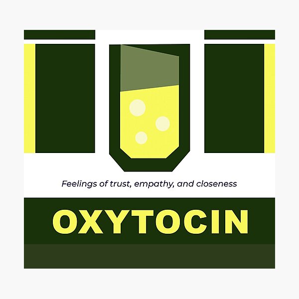 Item preview, Oxytocin Hormone Beaker - The Chemistry of Empathy & Trust designed and sold by The Nomadic Designs.