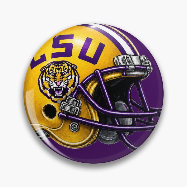 Item preview, Mighty Tigers Football Helmet Drawing designed and sold by Luke Foran Sports Art.