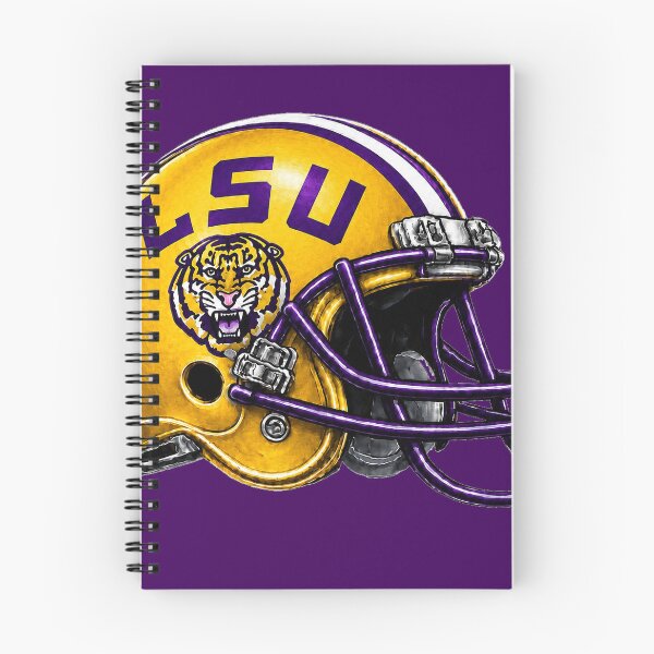 Item preview, Mighty Tigers Football Helmet Drawing designed and sold by Luke Foran Sports Art.
