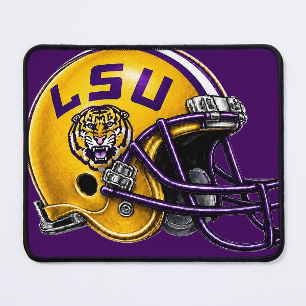 Item preview, Mighty Tigers Football Helmet Drawing designed and sold by Luke Foran Sports Art.
