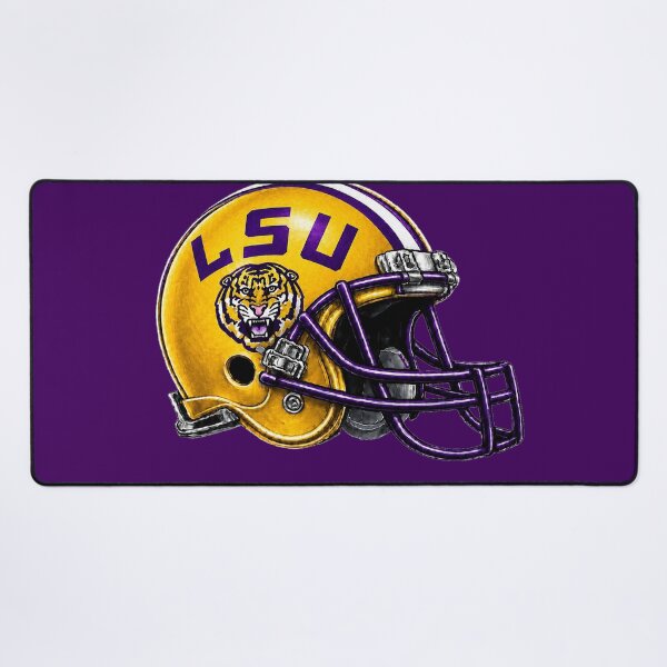 Item preview, Mighty Tigers Football Helmet Drawing designed and sold by Luke Foran Sports Art.