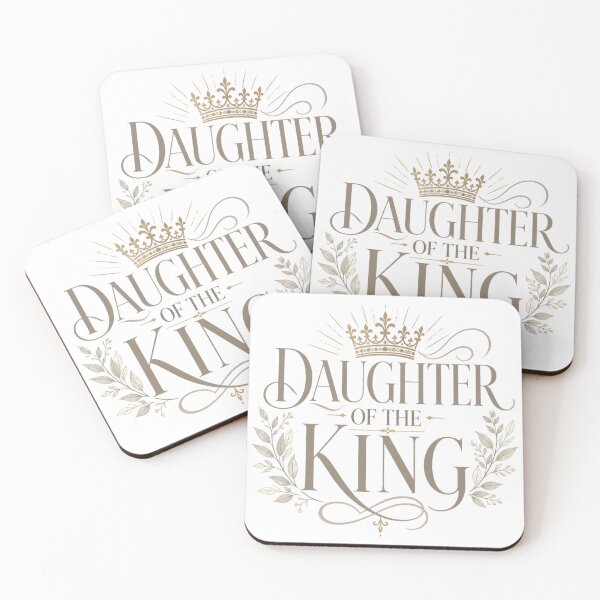 Item preview, Daughter of the King Feminine Christian Faith designed and sold by Illustrated Faith.