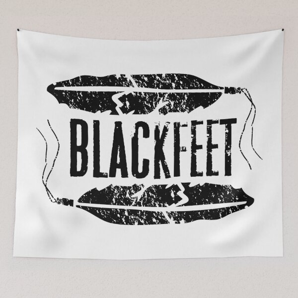 Item preview, Blackfeet Black Vintage Feathers Tribes designed and sold by helenacooper.