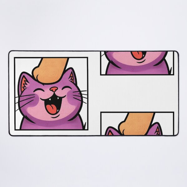 Item preview, Pet Me, Purrfectly Happy! Twitch Emote designed and sold by Feliciano3.