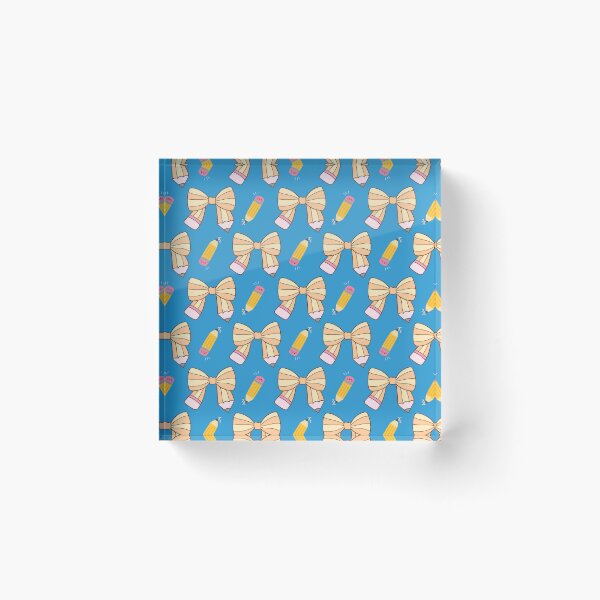 Item preview,   Cute Back to School Pencil Apple Seamless Pattern – Kawaii School Supplies Design designed and sold by BigDigital.