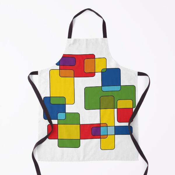 Item preview, Colored Geometric Pattern with Overlapping Rectangles designed and sold by AndysTeeShop.