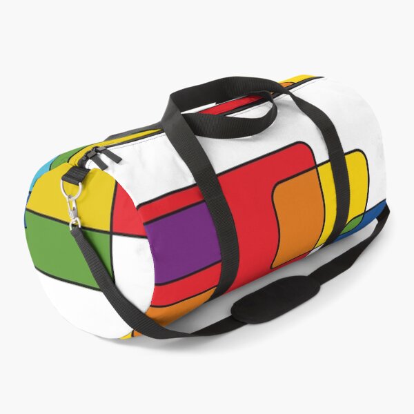 Item preview, Colored Geometric Pattern with Overlapping Rectangles designed and sold by AndysTeeShop.