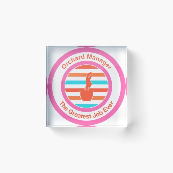 Item preview, Orchard Manager The Greatest Job Ever designed and sold by TheIconSmith.