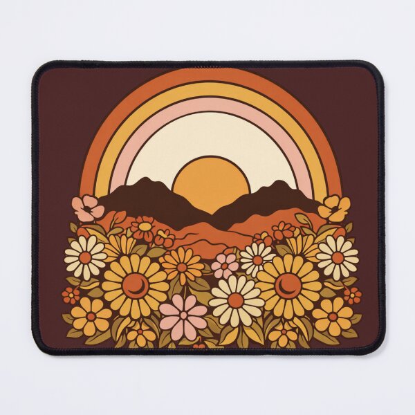 Item preview, Retro Rainbow Mountain Landscape designed and sold by MOCH- ART.