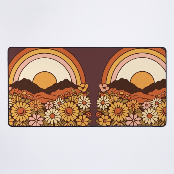 Item preview, Retro Rainbow Mountain Landscape designed and sold by MOCH- ART.