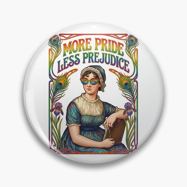 Item preview, More Pride Less Prejudice Jane Austen designed and sold by TeeARTHY.