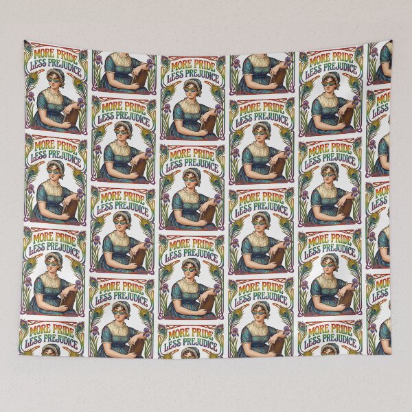 Item preview, More Pride Less Prejudice Jane Austen designed and sold by TeeARTHY.