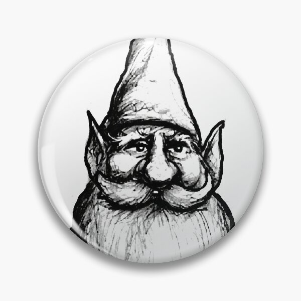 Aperçu de l'œuvre Croquis de gnome de jardin créée et vendue par ViaARTfactory.